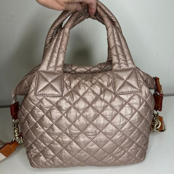 MZ Wallace Small Sutton Delux Crossbody Bag Gold Bronze - Picture 4 of 11